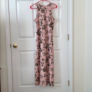 NWOT Outerknown Women’s Ellison Slip Dress Pink Floral Small
